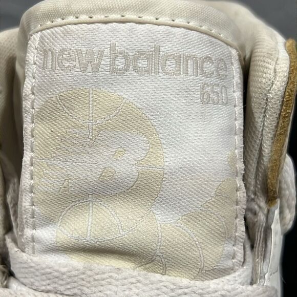 🔥 New Balance 650R Beige Macadamia High Top Sneaker Trainer  Men 8 / Women 9.5 - Picture 5 of 12